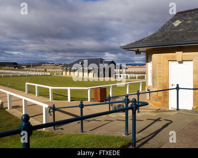 Alten Kurs Starter und Praxis Puttinggreen in St Andrews, Fife, Schottland Stockfoto