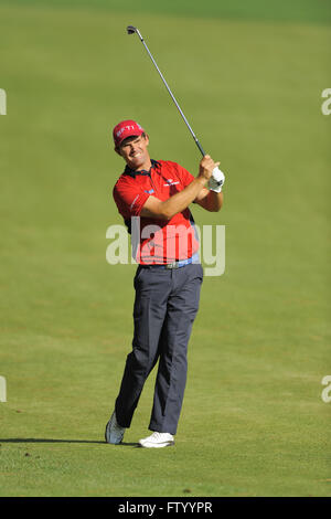 Decatur, Georgia, Vereinigte Staaten von Amerika. 27. Sep, 2009. Padraig Harrington (IRE) Zugriffe auf das 16. Loch in die letzte Runde der PGA Tour Championship die Abschlussveranstaltung des FedEx Cup 2009 im East Lake Golf Club am 27. September 2009 in Decatur, Georgia ZUMA Press/Scott A. Miller © Scott A. Miller/ZUMA Draht/Alamy Live News Stockfoto