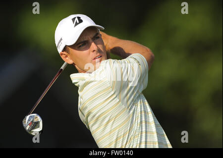 Ponte Vedra Beach, Florida, Vereinigte Staaten von Amerika. 6. Mai 2009. Charles Howell III Abschlag auf dem 12. Loch während einer Proberunde am TPC Sawgrass am 6. Mai 2009 in Ponte Vedra Beach, Florida. ZUMA Press/Scott A. Miller © Scott A. Miller/ZUMA Draht/Alamy Live-Nachrichten Stockfoto