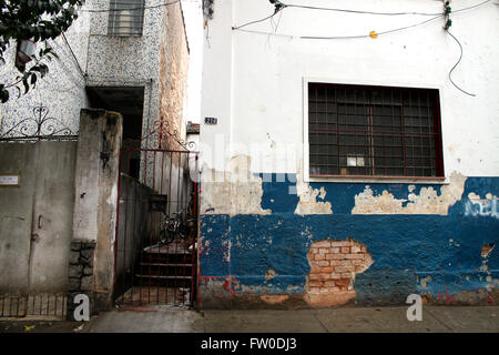 Eine knisternde Wand in Brasilien Stockfoto
