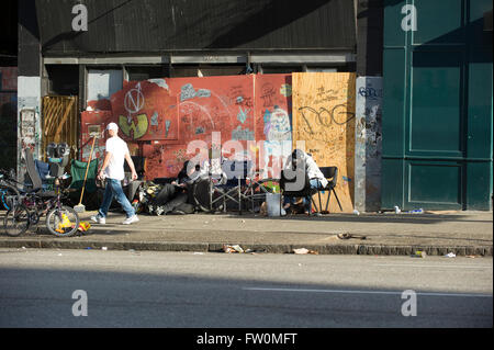 Vancouver Downtown Ostseite Stockfoto