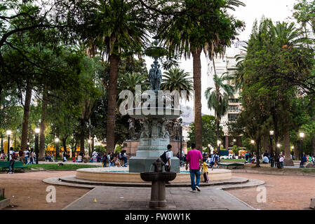 Hauptplatz Plaza 9 de Julio, Salta, Argentinien Stockfoto