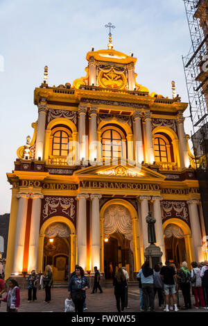 Basilika und Kloster von San Francisco, Salta, Argentinien Stockfoto