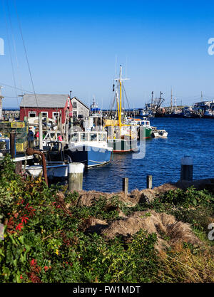 Malerischen Fischerdorf Dorf von Menemsha, Chilmark, Martha's Vineyard, Massachusetts, USA Stockfoto