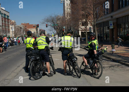 Topeka, Kansas, USA, 15. März 2014 St. Patricks Day Parade in Topeka, Kansas Credit: Mark Reinstein Stockfoto