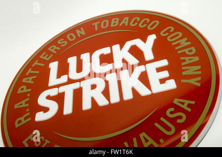 Lucky Strike-Logo Stockfoto