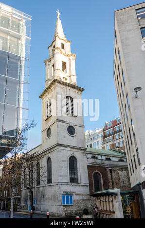 Die Kirche von St. Vedast Alias Foster, City of London, UK Stockfoto