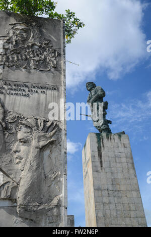 SANTA CLARA, Kuba - 14. Dezember 2014 das Che Guevara Mausoleum in Santa Clara, Kuba. Es beherbergt die Überreste der ausgeführten marxistischen Stockfoto