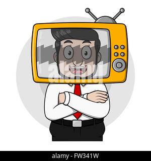 Berühmten Geschäftsmann Stock Vektor