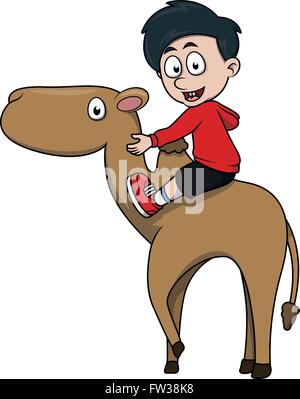 Junge Kamel Karikatur illustration Stock Vektor