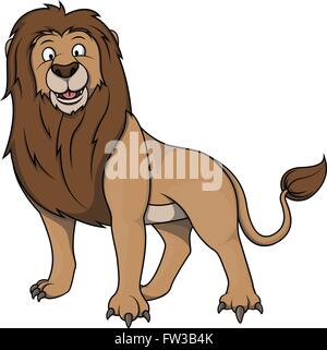 Lion cartoon illustration Stock Vektor