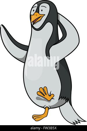 Pinguin Cartoon illustration Stock Vektor