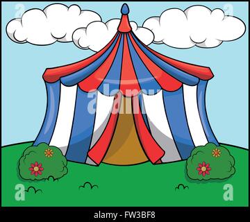 Zirkus-Zelt Stock Vektor