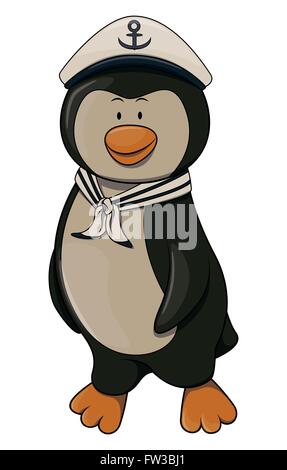 Pinguin Cartoon illustration Stock Vektor