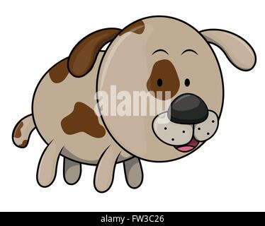 Hund-Vektor-illustration Stock Vektor