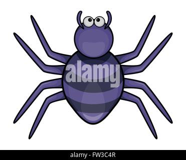 Spinne Cartoon illustration Stock Vektor