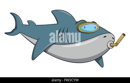 Schwimmen-Shark Stock Vektor