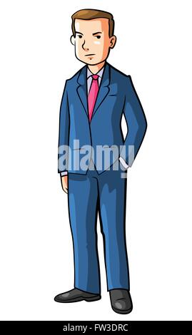 Business Mann Mantel Stock Vektor