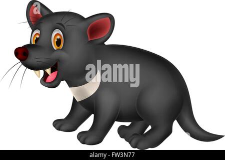 Cartoon Tasmanischer Teufel Stock Vektor