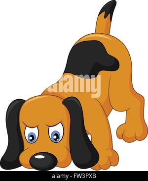Cartoon Hund schnüffeln Stock Vektor