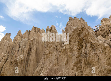 Valle De La Luna (Tal des Mondes), La Paz, Bolivien Stockfoto