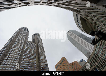 Tokyo Metropolitan Government Building, Shinjuku, Japan. Stockfoto