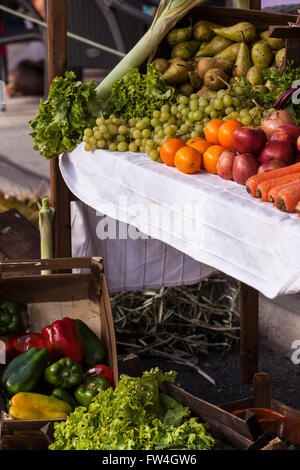 Erholung von einem Marktstand in Palästina im Rahmen der Karfreitag Passionsspiele in Adeje, Teneriffa, Kanarische Inseln, Spanien. 25 Stockfoto