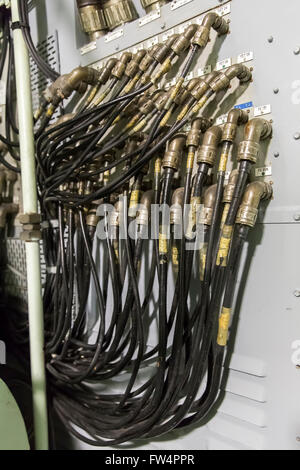 Elektrische Verdrahtung Verkabelung Industrie Stockfoto