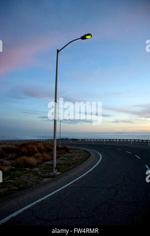 Pacific Coast Highway in der Nähe von Malibu, Kalifornien Stockfoto