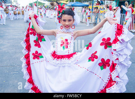 Teilnehmer der Karneval von Barranquilla in Barranquilla, Kolumbien Stockfoto