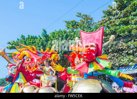 Float-Parade in der Karneval von Barranquilla in Barranquilla, Kolumbien Stockfoto