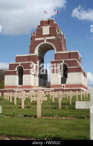 Thiepval-Denkmal, das fehlt Stockfoto