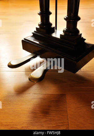 Bechstein-Pedale von Bechstein Modell einen Flügel, vor 1900 Stockfoto