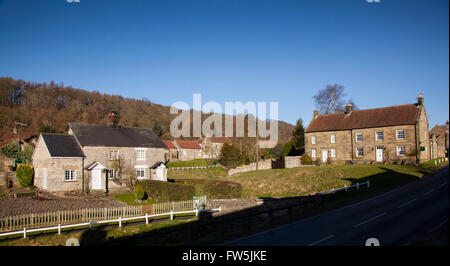 Dorf, Hutton-le-Hole Stockfoto