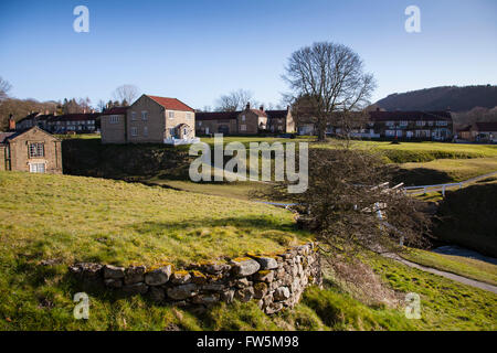 Hutton-le-Hole Dorf, North York Moors Stockfoto