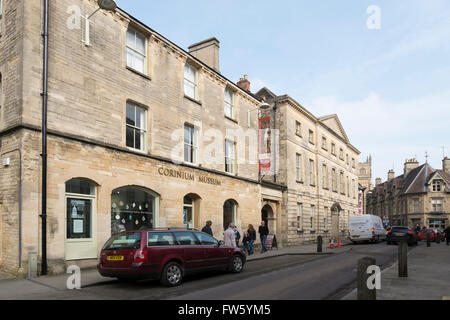 Britanniens Museum in Parkstraße, Cirencester, Gloucestershire, Großbritannien Stockfoto