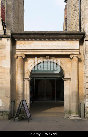 Britanniens Museum in Parkstraße, Cirencester, Gloucestershire, Großbritannien Stockfoto