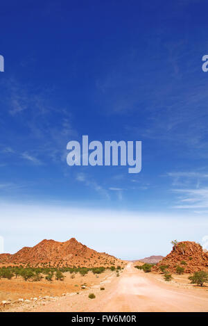 Landschaft im Damaraland, Namibia Stockfoto