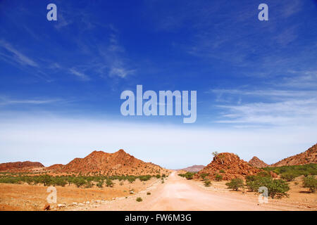 Landschaft im Damaraland, Namibia Stockfoto