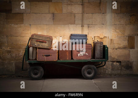 alten Gepäck Stockfoto