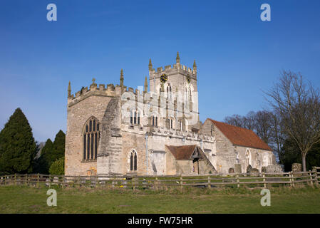 St. Peterskirche, Wootton Wawen, Warwickshire, England Stockfoto