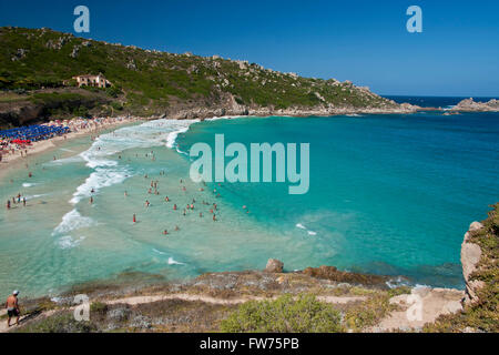 Der Strand Rena Bianca in Santa Teresa di Gallura, Sardinien Stockfoto