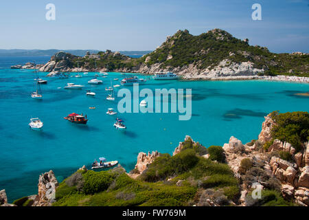 Die Küste von Spargi, Insel des Archipels von La Maddalena, Sardinien, Italien Stockfoto