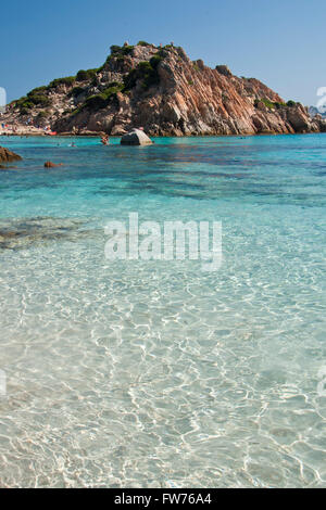 Die Küste von Spargi, Insel des Archipels von La Maddalena, Sardinien, Italien Stockfoto