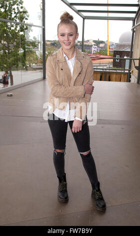 ZARA LARSSON junge schwedische Pop-Sängerin Stockfoto