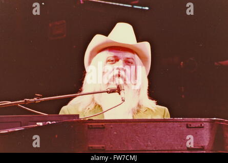 Leon Russell, The Ritz, NY 28.03.1982 Foto Michael Brito Stockfoto