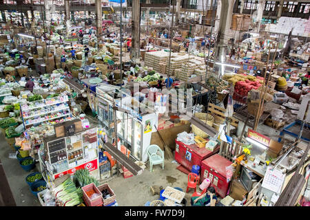 Pak Khlong Talat frische Lebensmittel-Markt Stockfoto