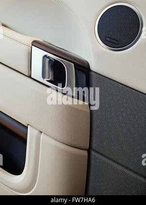 Türverkleidung von Luxuswagen Stockfoto