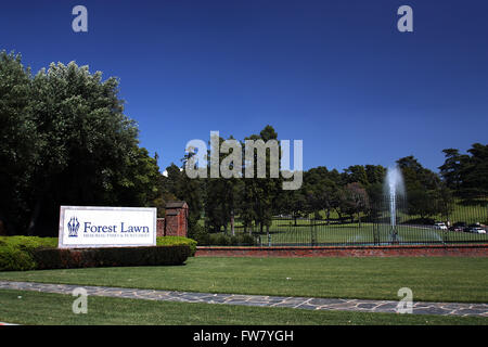 Berühmtheit, die letzten Ruhestätten - Forest Lawn Memorial Park & Leichenhallen Featuring: allgemeine anzeigen wo: Glendale, Kalifornien, USA als: 1. März 2016 Stockfoto