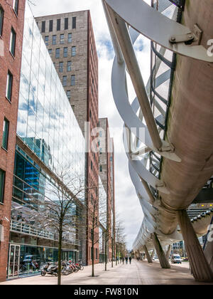 World Trade Center Prinsenhof und Randstadrail in Beatrixkwartier im neuen Stadtzentrum den Haag Stockfoto